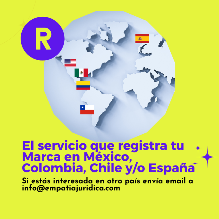Registro de Marca en México, Colombia y/o España